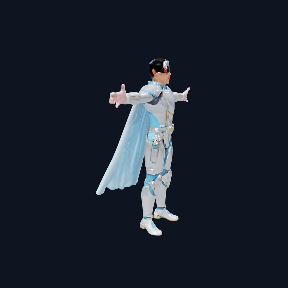 Futuristic Hero Armor model pack